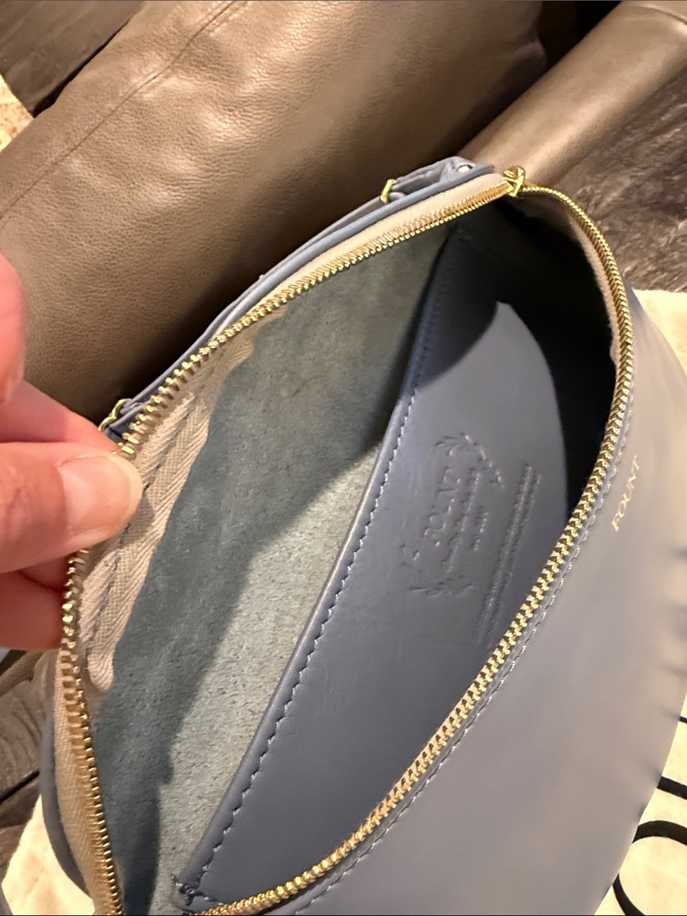 Fount Harmon Belt Bag in Coastal Blue - Picture 3 of 3